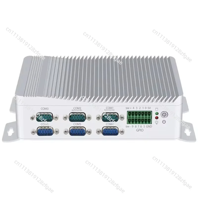 Support 4G WiFi Wall-Mount for IoT PLC POS Automation  Quad Core Industrial Mini PC RS232 RS485 GPIO 6W TDP Embedded Computer