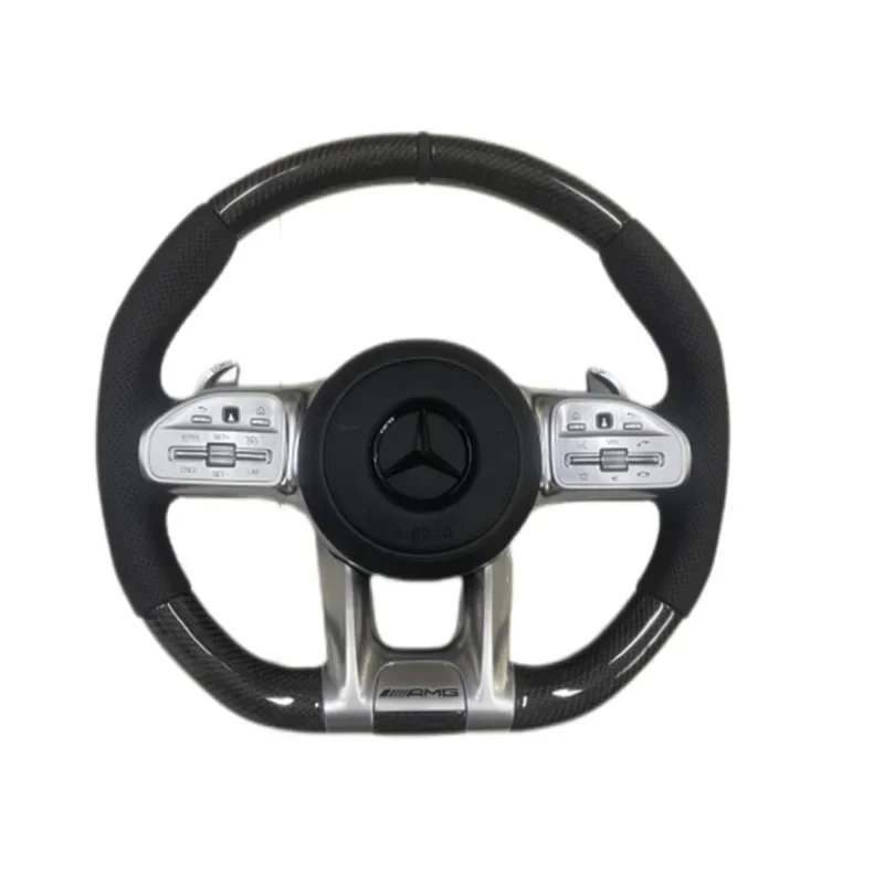 Car steering wheel  new upgrade for mercedes benz S class C class A B C  AMG marks carton fiber  control coupe version suitable