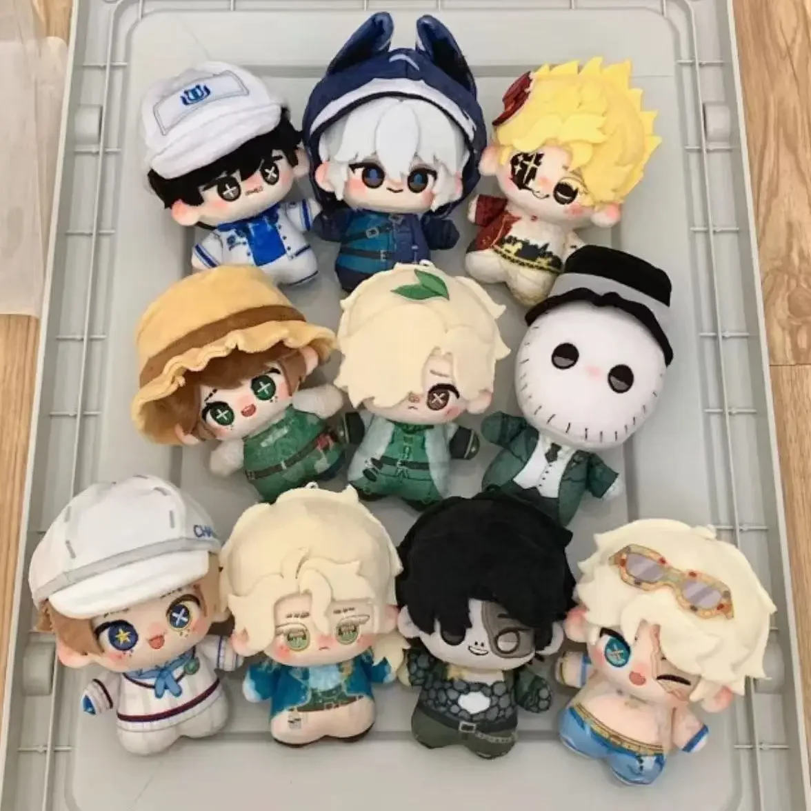 10CM อะนิเมะ Ithaqua Norton Campbell แจ็ค Mike Morton Emma Woods Identity V คอสเพลย์ตุ๊กตา Plush จี้กระเป๋าเป้สะพายหลังพวงกุญแจ Plushie