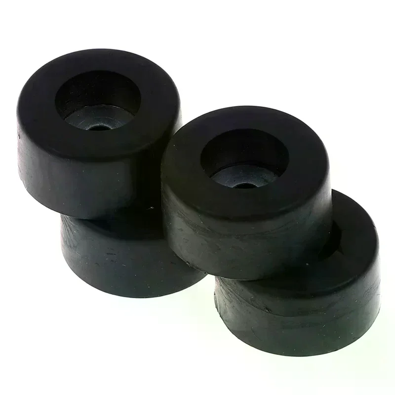 Large Case Speaker Accessories 4Pcs/lot Durable Black Cabinets Rubber Feet Damper Pad Base 38mm X 19mm