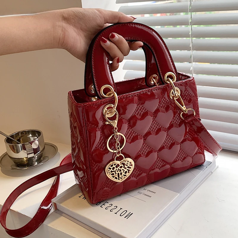 Fashion Handbag Women Brand Luxury Totes High Quality Classic Quilted Square Handle Bag Women Crossbody Shoulder Bags