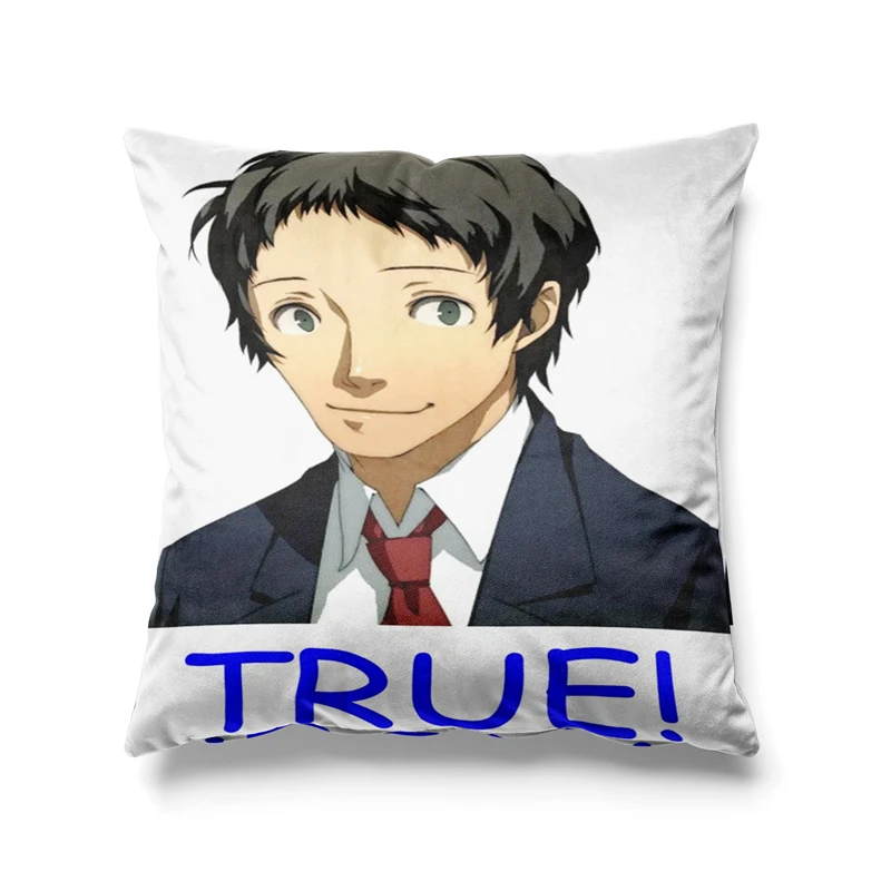 Aertemisi 18'' x 18'' Adachi True Meme Square Throw Pillow Cushion Covers Cases Pillowcases 45cm x 45cm