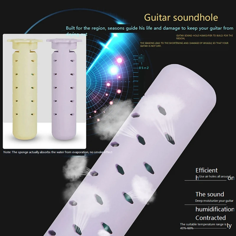 SOLO Acoustic Guitar Sound Holes Humidifier Moisture Tank Guitar Humidifier Anti-Drying-Panel Cracking Guitar Accessories