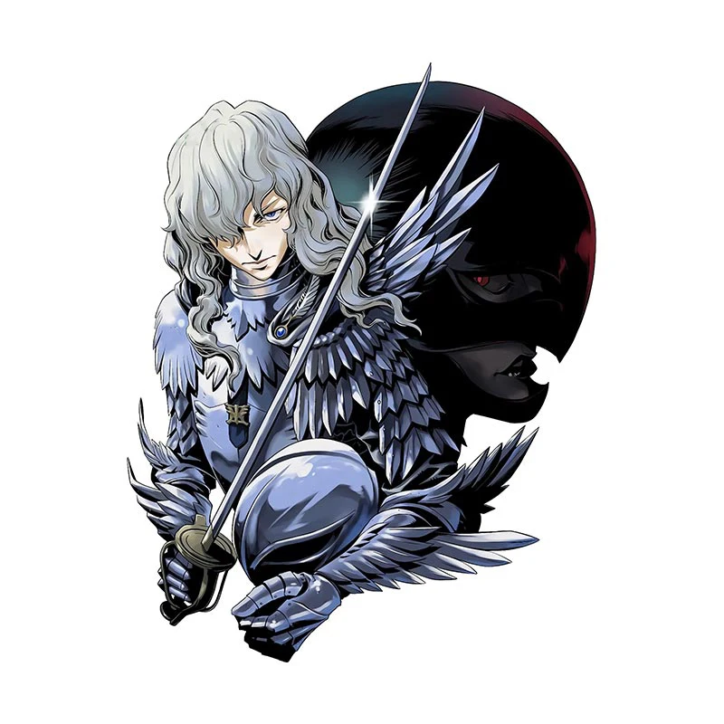 Fashion Anime Berserk Griffith Car Stickers Creative Waterproof Vinyl Decals Vehicle Windows Decorative Vinyl Car Accessories