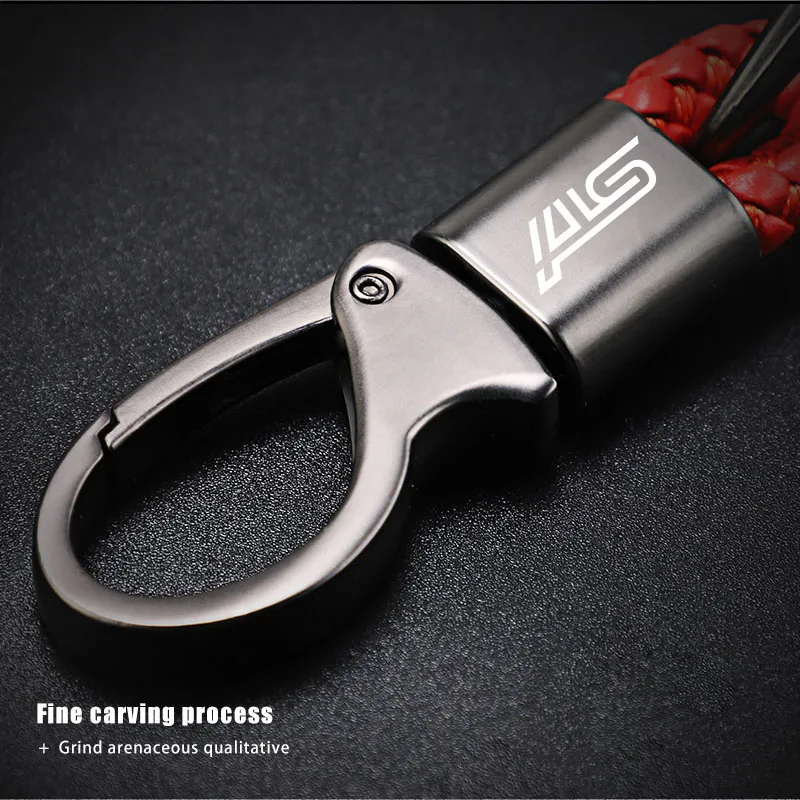 Car Hand Woven Horseshoe Buckle Key Rings Couple For Subaru Impreza Legacy WRX STI BRZ Forester Levorg XV Outback Crosstrek