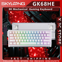 Skyloong GK68HE Mechanical Keyboard  Magnetic Switch Wired USB RT0.02 Gateron 8K Polling Rate Customized PC Gaming Keyboard Gift