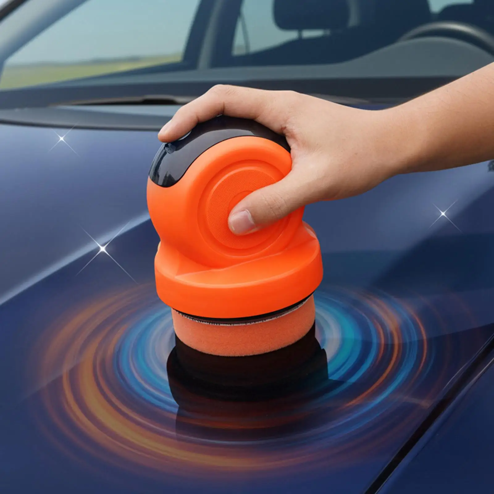 Cordless Car Polisher, Compact, Variable Speed, Portable, Smooth Transmission, Easy Grip, Suitable for