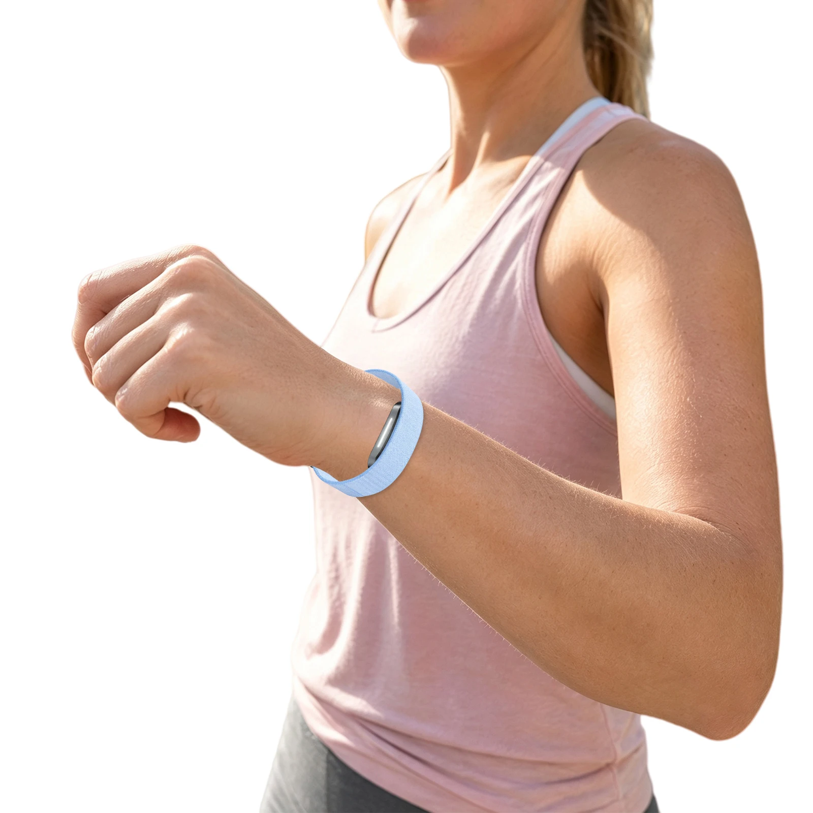 Sweat-wicking Nylon Strap for Hume Band 2.0 Braided Adjustable Tool-free Breathable Sport Band Sleep Tracking