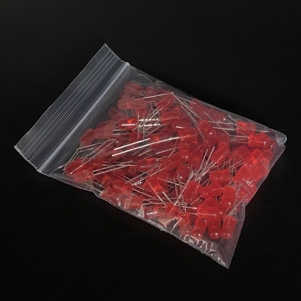 100Pcs/lot 3MM 5MM Light Emitting Diodes Electronics Kit F3 F5 LED Diode Assorted Kit White Green Red Blue Yellow