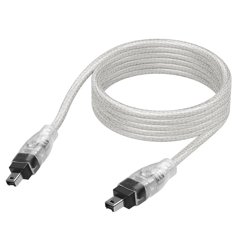 Кабель Firewire 1394 и адаптер 4p на 4-контактный Ieee-1394a 1394 Проводной шнур Firewire 800 Мбит/с для компьютера, ноутбука, ПК к видеокартору Jvc Sony
