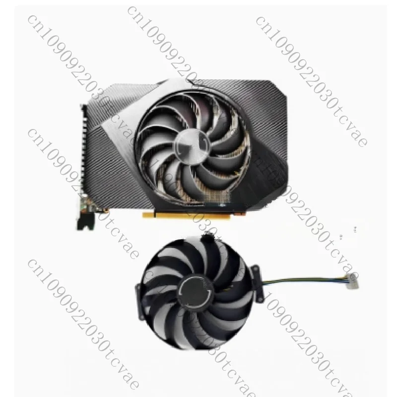 

Brand new For ASUS GTX1650 1630 GDDR6 4GB PHOENIX graphics card 4 wires 6p fan