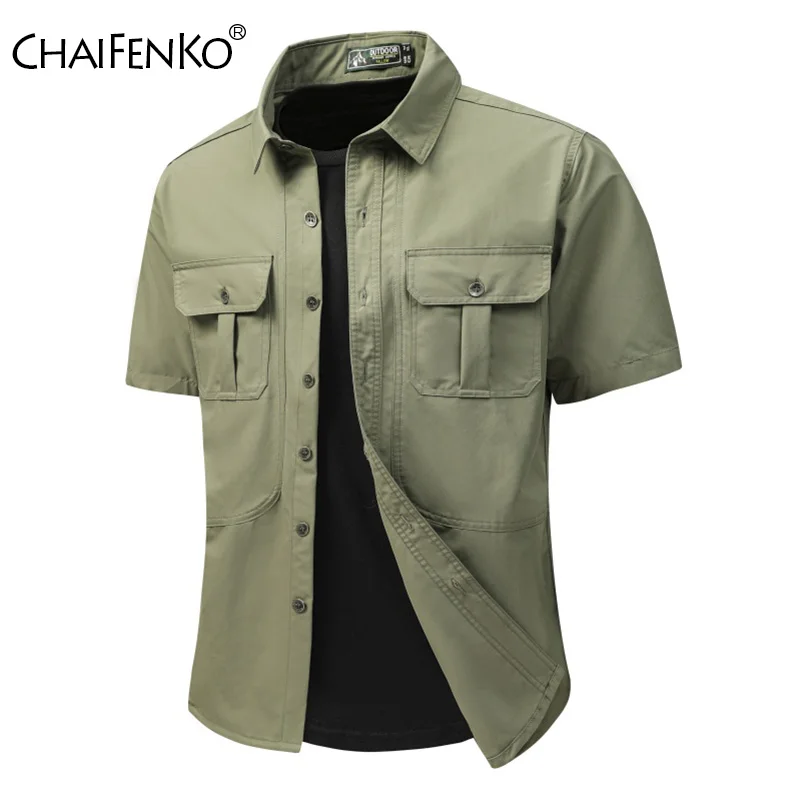 

Summer Man Fashion Solid Elasticity Shirt New Business Street Leisure Lapel T Shirt Outdoor Loose Comfortable Ventilate Tops Man