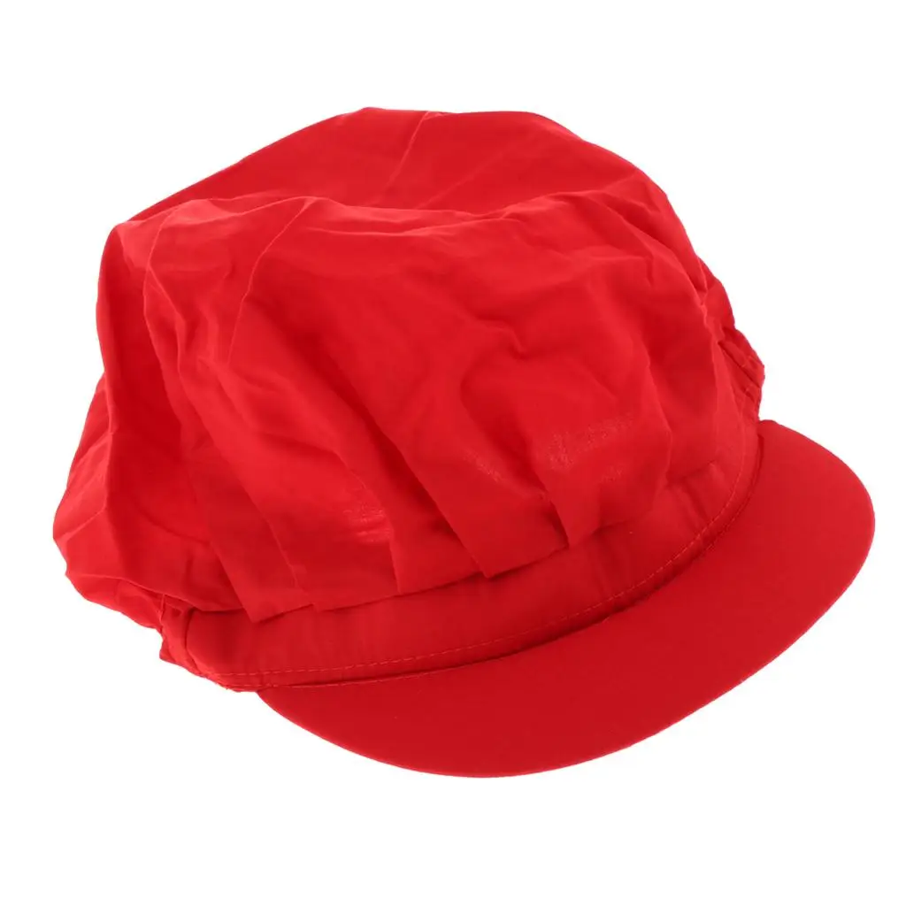 Chapeau de chef unisexe pour restaurants, pubs, cafés, entreprises, cuisines, hôtels, etc. , Rouge A
