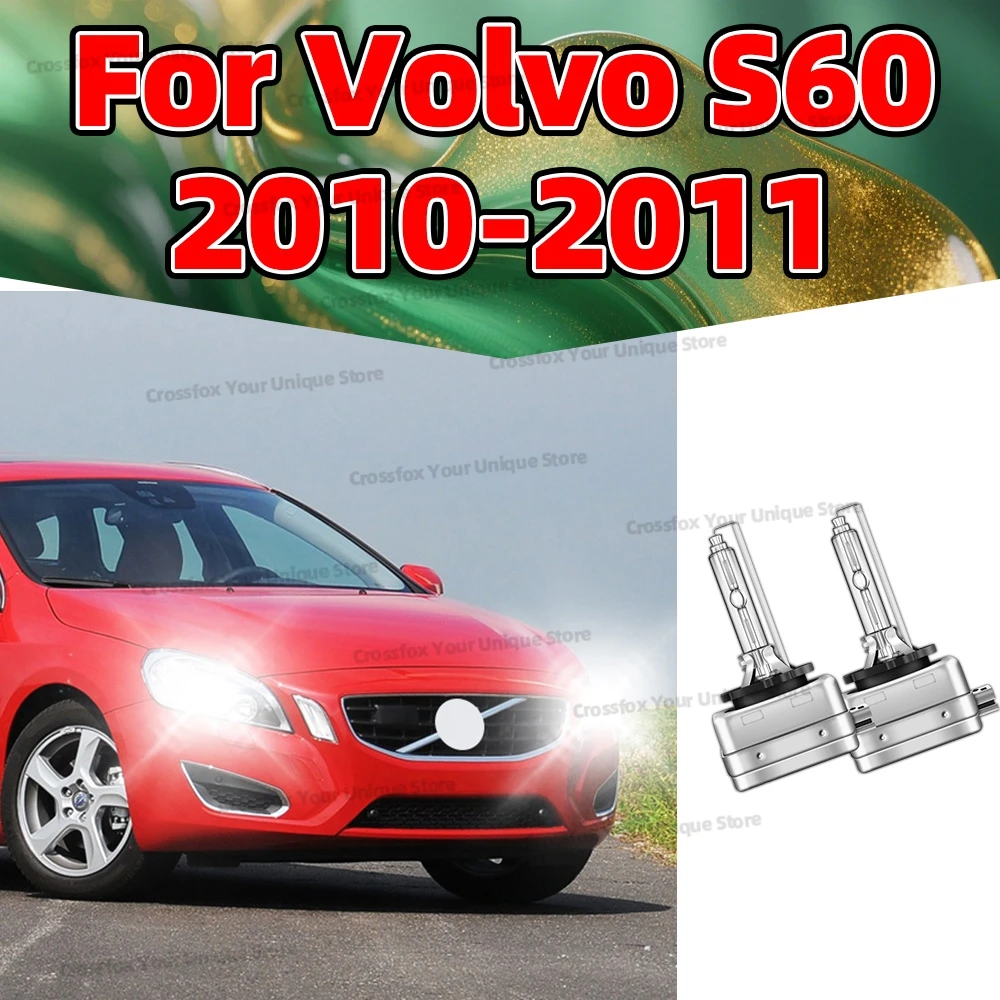 

2 шт. для Volvo S60 2010 2011 S40 S80 S80L 2007-2016 Автомобильная ксеноновая фара HID D1S 6000K 8000K 10000K 12V 35W Автоаксессуары