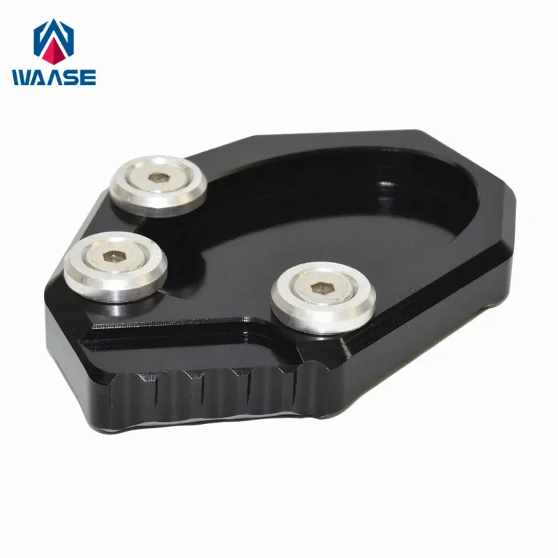 waase For Kawasaki Versys 650 KLE650 KLX250 2010 2011 2012 2013 2014-2021 Kickstand Foot Side Stand Extension Pad Support Plate