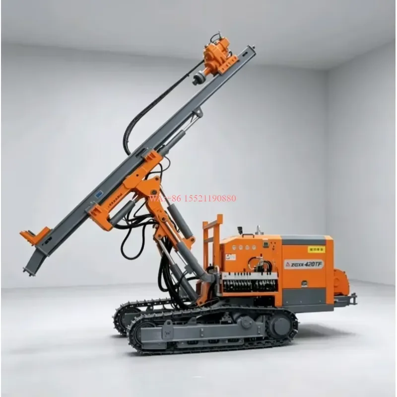 wmwmnu for ZGYX 420F Separated Surface Photovoltaic Panel Foundation Drill Rig 110-350mm Rock Drilling Machine for Mine
