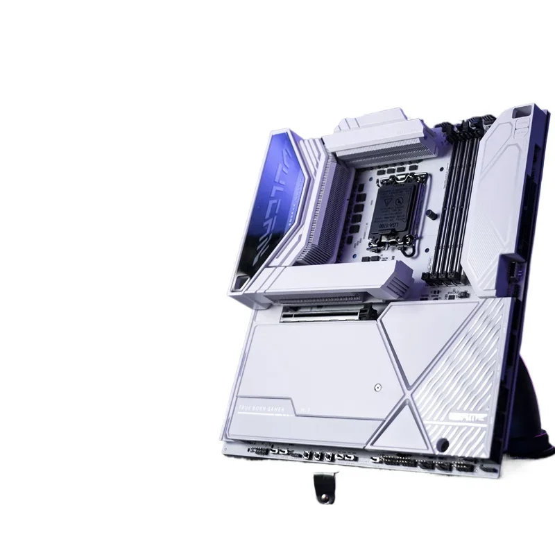 Z790 main board white/black Vulcan X supports 14th generation i9 i7 19 + 1 + 1 phase power supply