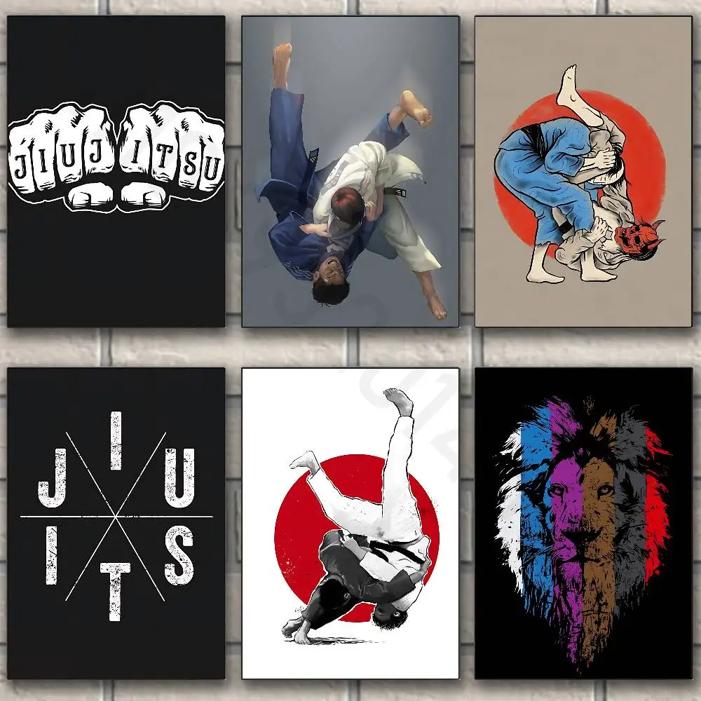 

Brazilian Jiu Jitsu BJJ Classic Wall Art, Canvas Print Poster, Suitable for Home, Living Room, Room Decoration Painting