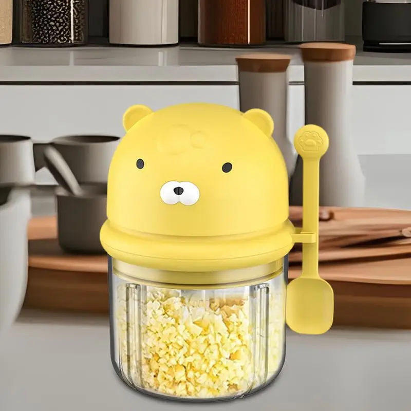 Wireless Food Chopper Mini Garlic Chopper Heavy-Duty Multifunctional Food Processor Container For Chopping Shredding Grinding