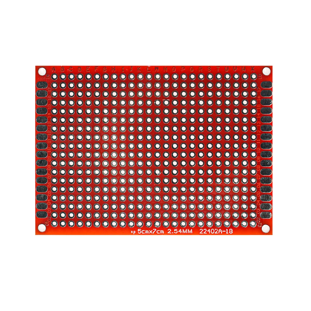 10 قطعة ثنائي الفينيل متعدد الكلور مجلس الأحمر على الوجهين مجلس 5*7 سنتيمتر ثنائي الفينيل متعدد الكلور لتقوم بها بنفسك لوحات الدوائر العالمية