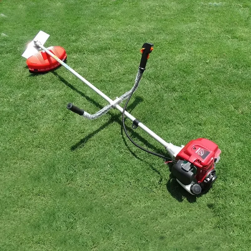 Brush Cutter for 2026 New Petrol 2-Stroke 1400W Steel Blade 43cc Weed Cutting Machine