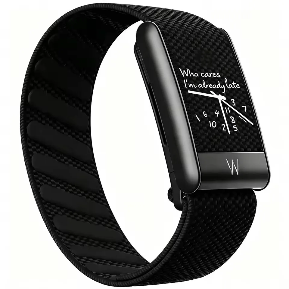 New Clock Pattern Printed Magnetic Loop Nylon Strap With Frame Replacement Kit For Whoop 5.0 MG Breathable Fitness Wristband