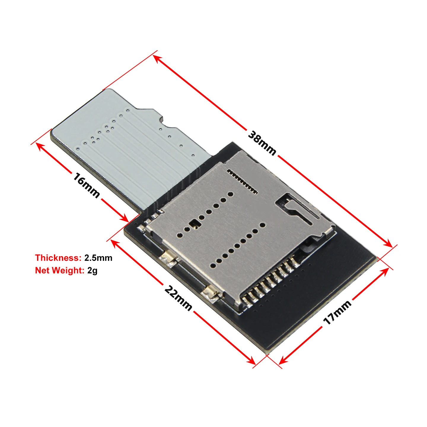 10Gbps PCB Design TF Protection Card USH-Il Ultra-High Speed MicroSD Jacket Adapter Card For Video External Memory Cards