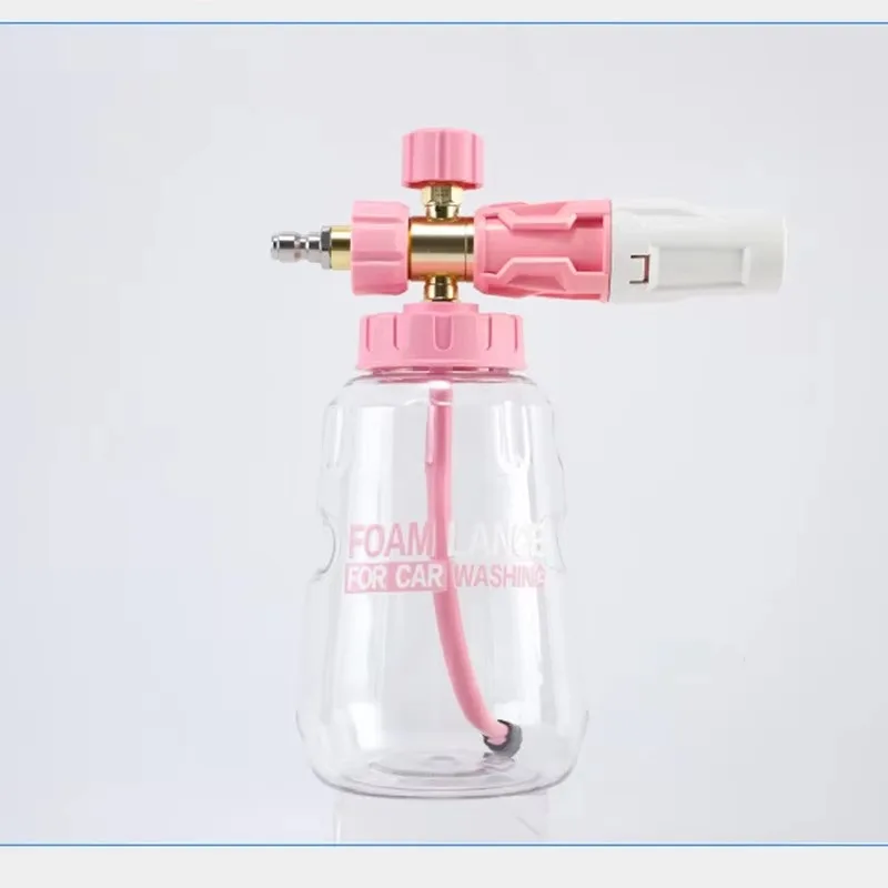 1/4 Inch Quick Connect To Pressure Washer Gun Car Washing Foam Spray For Car Wash Snow Foam Lance 1000ml Foam Generator