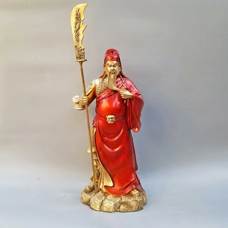 Рисунок 4 - Ручная роспись, бронзовая статуя бога Гуань Ю и У