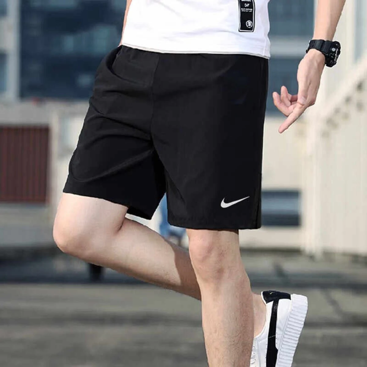 Nike Quick-Dry Shorts Men's 26 Summer New Style Breathable Sports Jogging Pants 2 PCS IB8654-010+IB8654-010