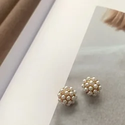 10 Pieces Beautiful Pearl Shank Buttons 11.5mm Round Metal Buttons Woman's Blouse Sweater Neckline Cuff Buttons