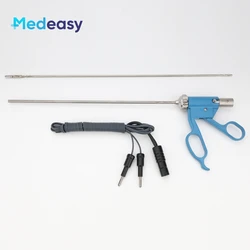 Laparoscopic Bipolar Grasper, Double Action Reusable Bipolar Forceps Insert/Cable NOT COMPLETE SET