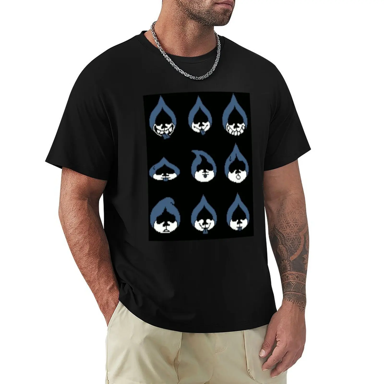 

Deltarune: Lancer's Many Expressions T-Shirt Quick Dry Travel T-Shirt