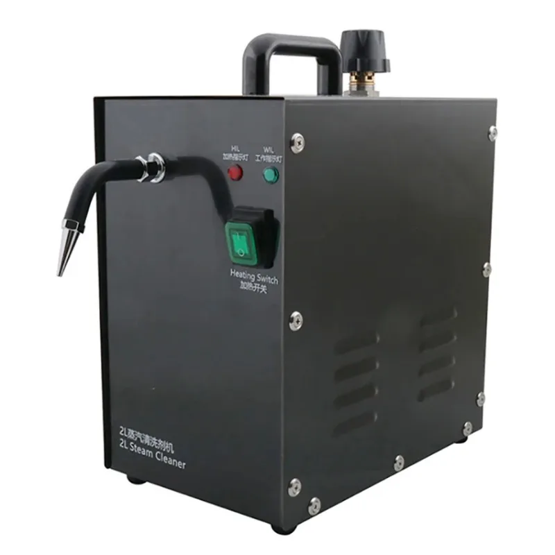 Black 1300W Jewelry Steam Cleaner 2L High-Pressure Steamer Cleaning Machine for Metel Goldworking Processing Cleaner