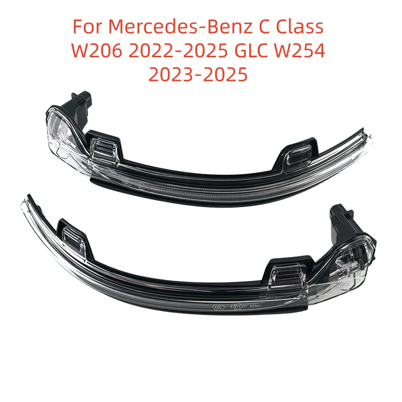 

For Mercedes-Benz C Class W206 2022-2025 GLC W254 2023-2025 Car Exterior Reaview Mirror Turn Signal Light Blinker Indicator Lamp