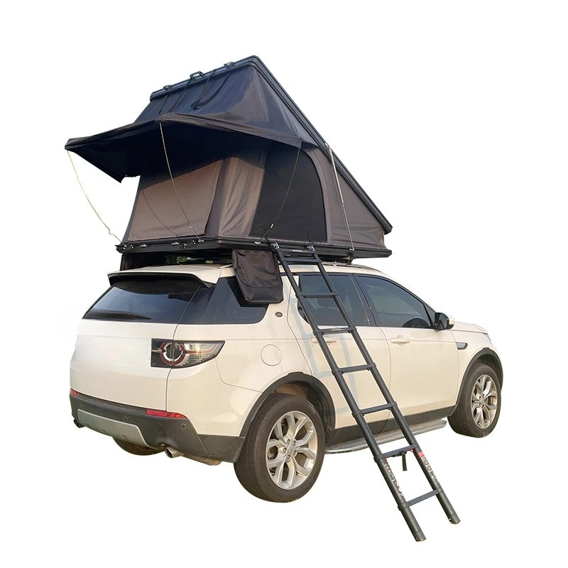 Aluminum alloy hard bottom roof tent outdoor camping self-driving tour car tent customization 210 * 130