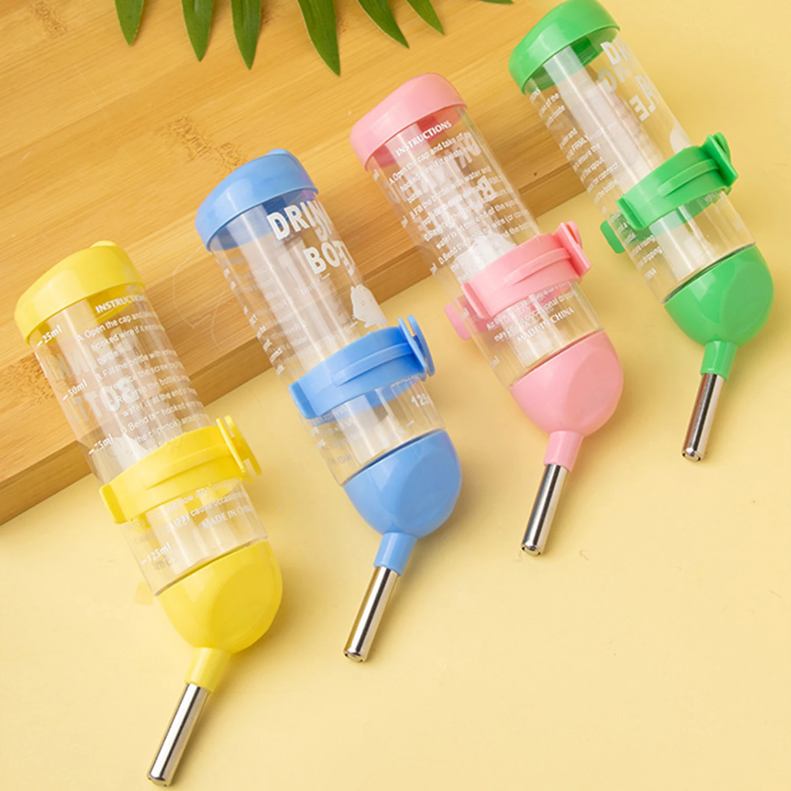 Hamster Dispenser Bottle Hamster Water Drinking Bottle Pet Automatic Water Feeder for Critter Mice Ferrets Rabbit Squirrel