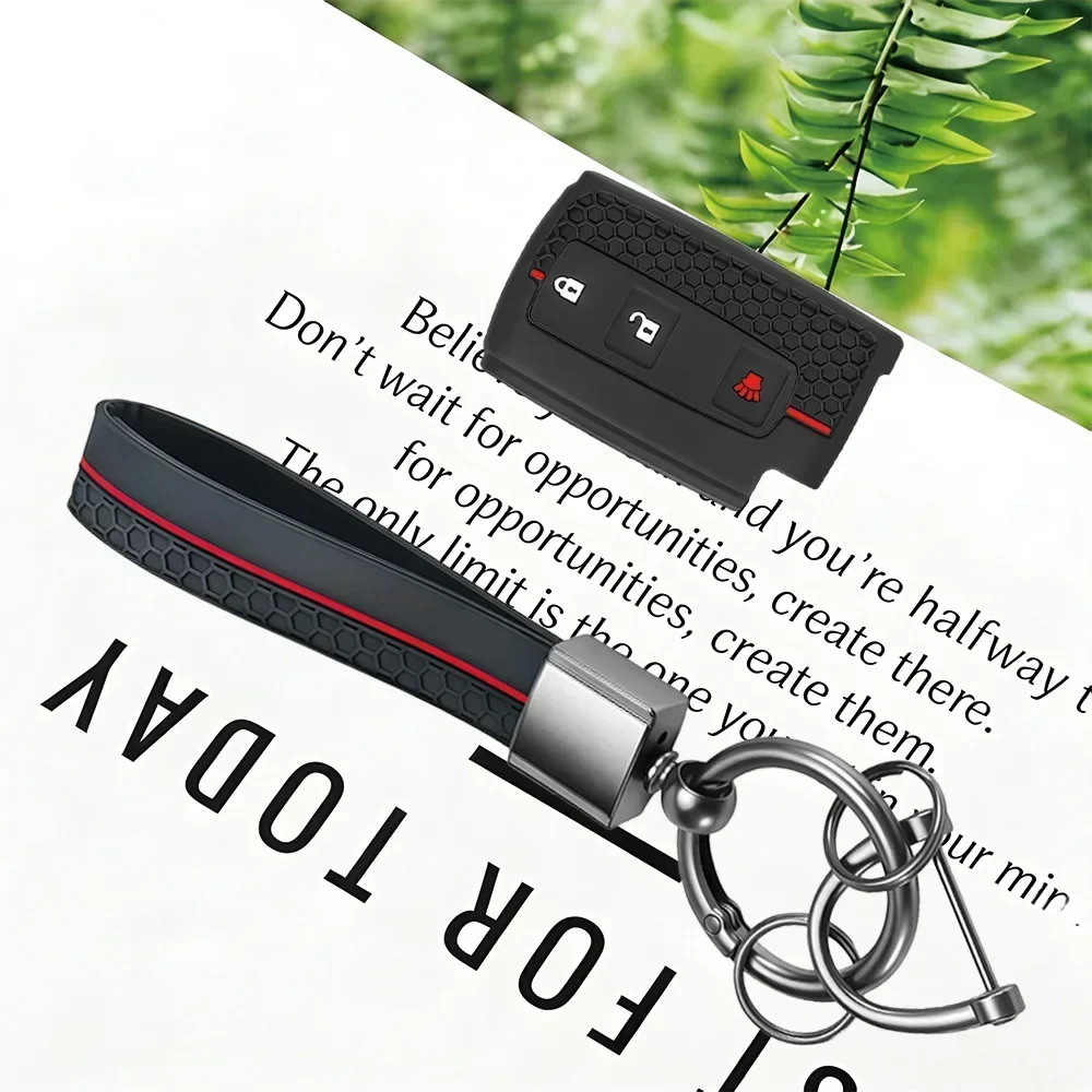 

Silicone Car Key Fob Cover Case Shell Set for TOYOTA Corolla Verso 2004 2006 2007 Prius Gen 20 2005 2008 Remote Key Accessories