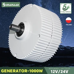 PMG 1000w Wind Turbine Generator 12V 24V 48V 750 Rpm AC DC Power Magnetic Dynamo Water Turbine Hydro Alternator Free Energy