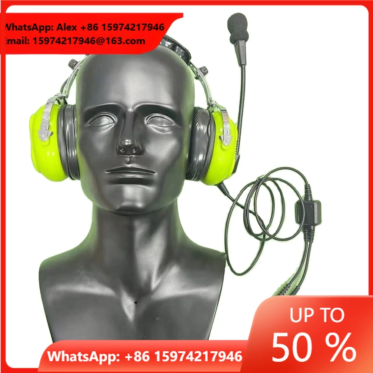 Great Active Noise Cancelling Aviation Headset ANR Pilot Headphones Noise Isolation Airline Headsets