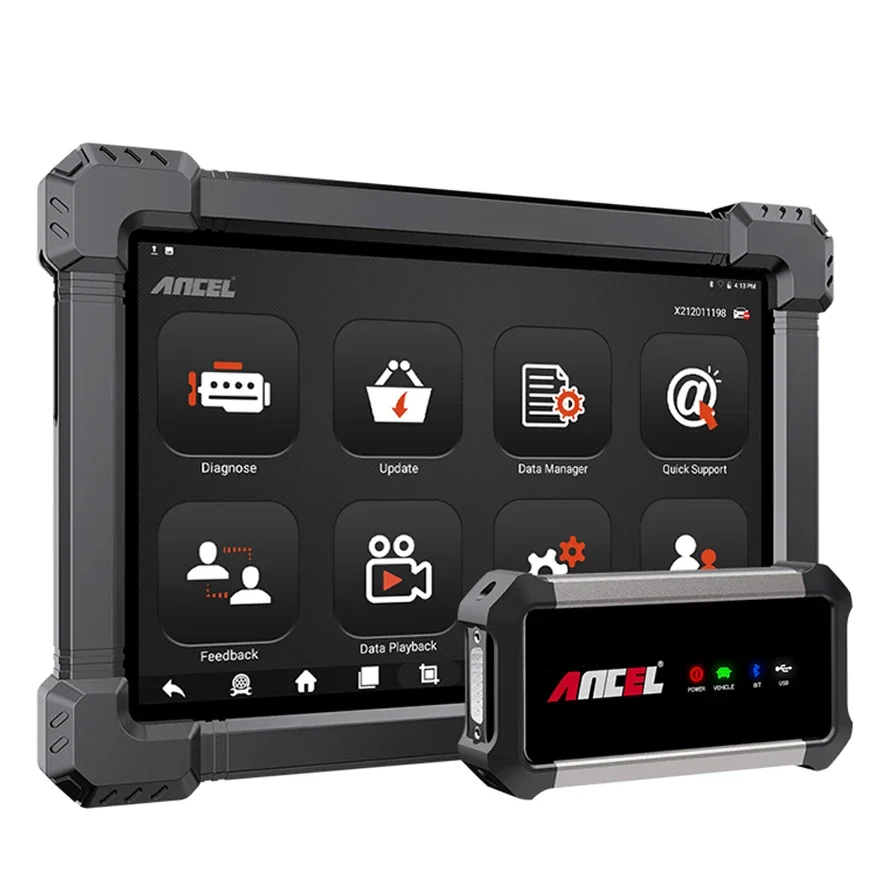 Ancel X7 HD Heavy Duty Diagnostic Tools For CUMMINS  Full System Active Test ABS Reset Auto Scanner Tools