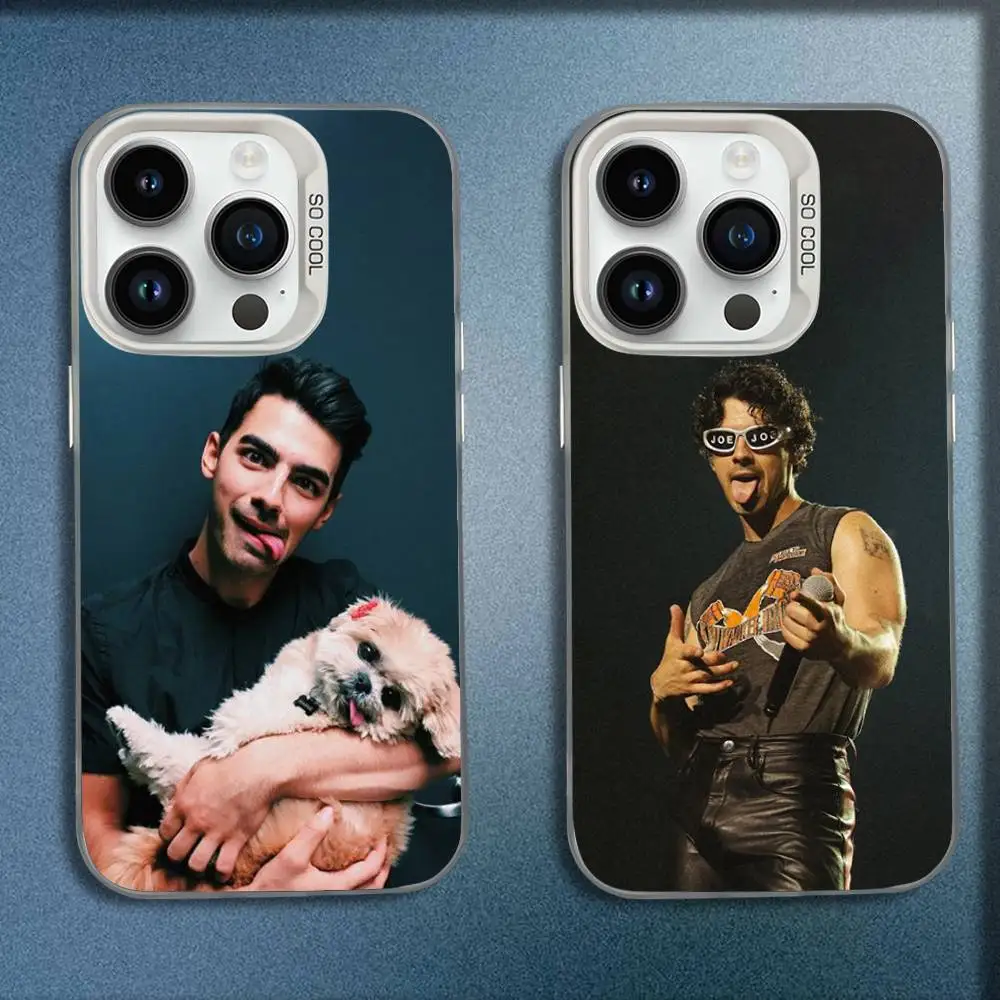 

Singer Actor J-Joe Jonas Phone Case For iPhone 16,15,14,13,12,11,Mini,Pro,E,MAX White Candy Matte Shockproof Cover