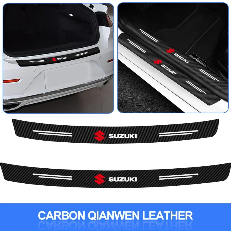

Задний бампер из углеродного волокна, 3D наклейка, защитная пластина для Suzuki DZire IGNIS Alto Spacia Jimmy VITARA SX4 GW250