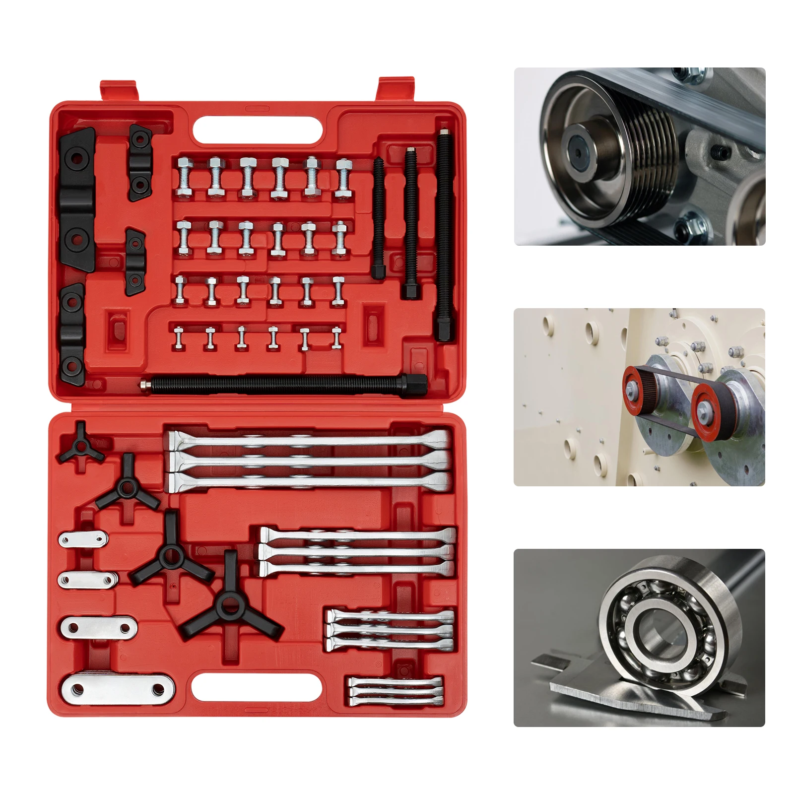 Gear Hub Pulley Bearing Disassembly Puller Inner Hole Puller Removal Tool 2 & 3-jaw Puller Set Suitable for Remove of Gears Hubs