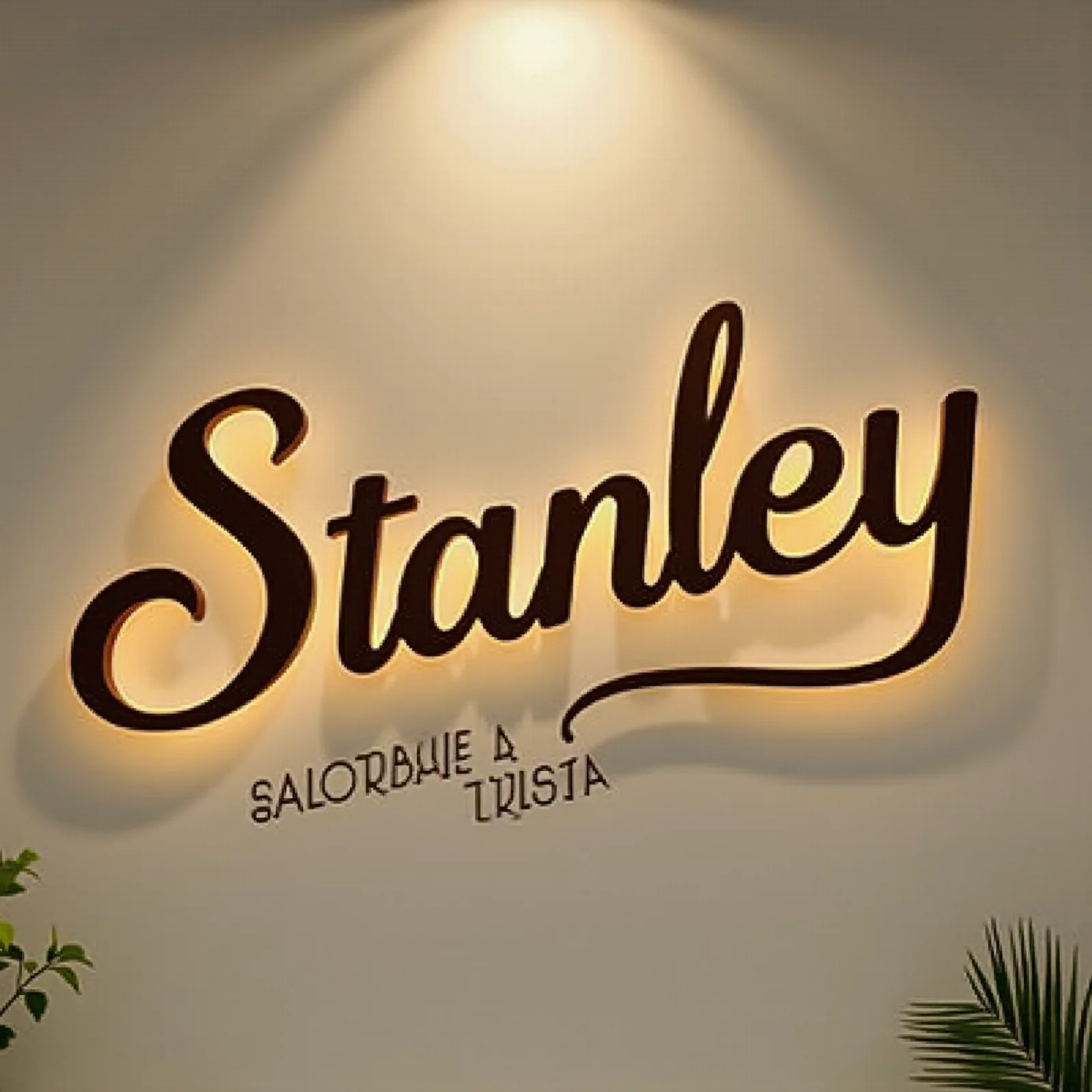 

Custom LED Luminous signboard Entrance Sign For Home exterior house numbers Company Business Logo Outdoor Waterproof Door Plate