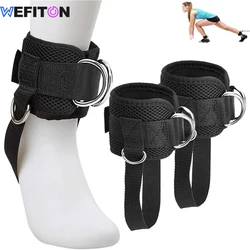 1PCS/2PCS Ankle Straps for Cable Machines Kickbacks - Adjustable Comfort Ankle Cable Attachments for Gym Ankle Cuff Women Men