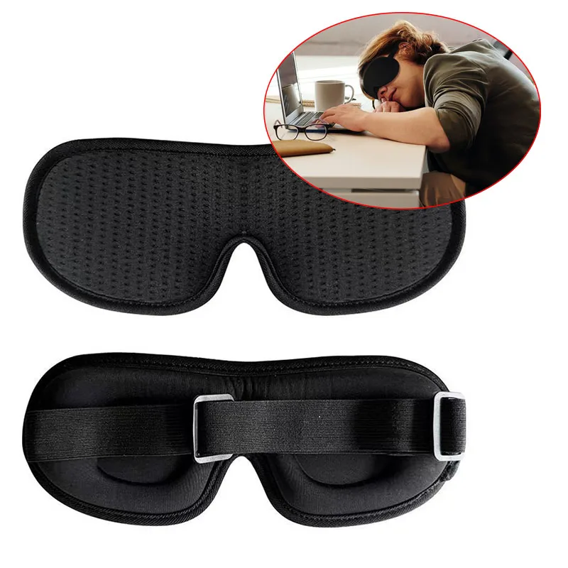 

Sleep Mask ,Blackout Eye Masks for Sleep-3D Breathable Soft Comfortable Eye Mask for Sleeping- Adjustable Night Masks