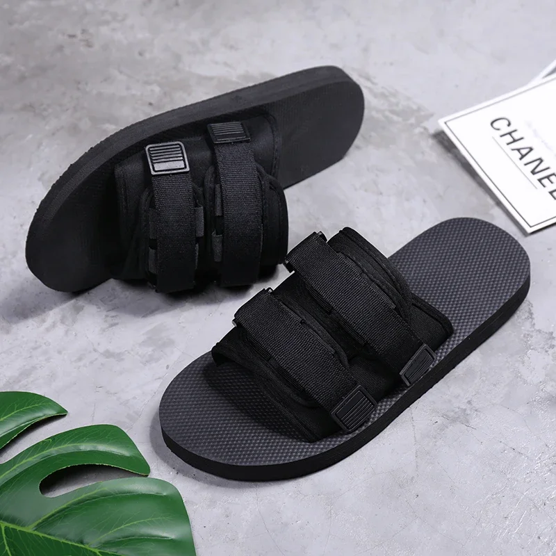 Men\'s Luxury Brand Slippers 2022 Hook Loop Classic Durable Summer Casual Sandals Outdoor Cool Beach High Quality Unisex Shoes