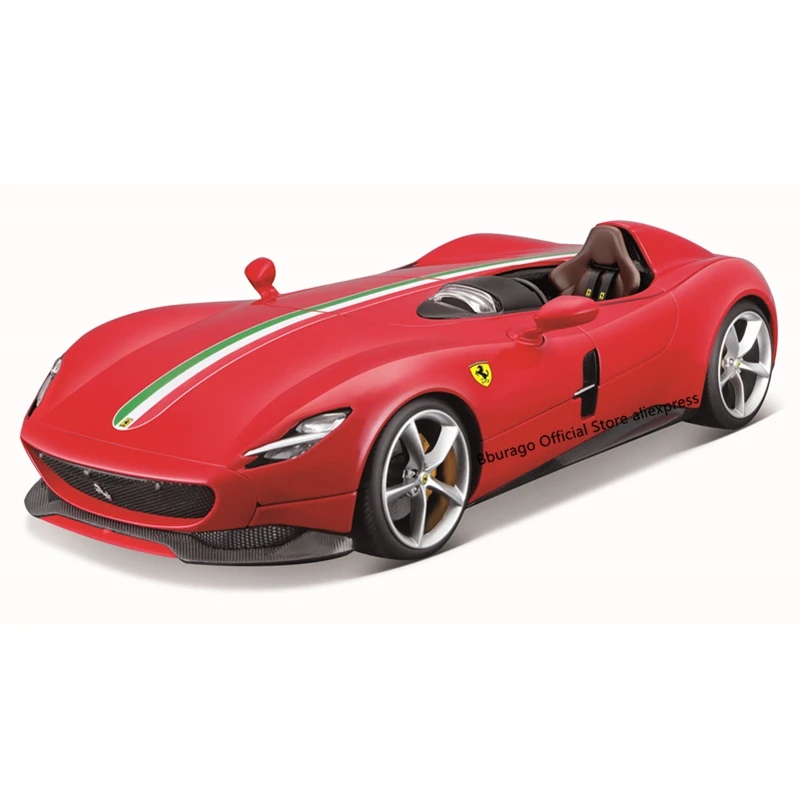 

Bburago 1:18 2020 Hardcover Edition FERRARI MONZA SP1 Car Static Die Cast Vehicles Collectible Model Car Toys