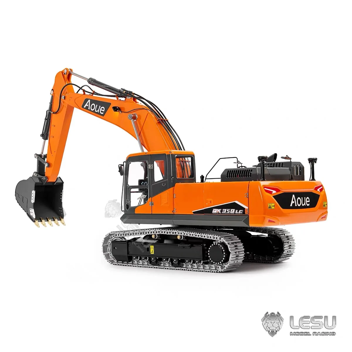 

Toys LESU 1/14 DX350LC CNC Hydraulic RC Excavator Remote Control Digger Trucks Cars Vehicle Machine Light Hobby Model for Gift